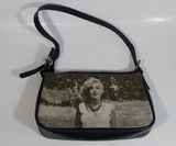 Marilyn Monroe Jeweled Necklace and Earrings Black and White Print Purse