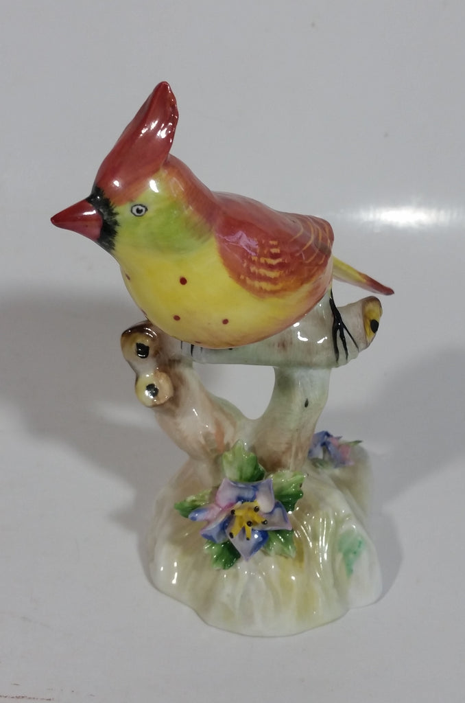 Vintage Royal Adderley Female Cardinal Bird Bone China Sculpture Decor ...