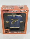 2002 Mini Sports Collectibles NHL Detailed Replica Hockey Jersey St. Louis Blues Dark Blue Version In Box