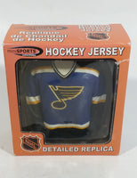 2002 Mini Sports Collectibles NHL Detailed Replica Hockey Jersey St. Louis Blues Dark Blue Version In Box
