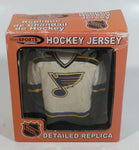 2002 Mini Sports Collectibles NHL Detailed Replica Hockey Jersey St. Louis Blues White Version In Box