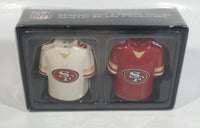 NFL Game Day San Francisco 49ers Sports Team Jersey Shaped Ceramic Salt & Pepper Shakers New in Package