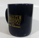 Late Show with David Letterman Dark Blue Ceramic Coffee Mug TV Television Show Entertainment Collectible