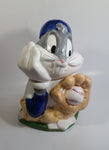 1993 Warner Bros. Looney Tunes Bugs Bunny Baseball Player Ceramic Cookie Jar Cartoon Collectible