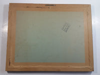 Vintage HMV His Master's Voice Wood Framed Advertising Mirror 15 1/2" x 20"