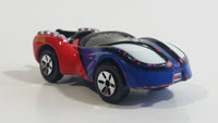 2011 Maisto Marvel Velocidad Spiderman Blue Red Die Cast Toy Superhero Car Vehicle