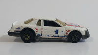 1989 Hot Wheels 81 Thunder Burner White Die Cast Toy Car Vehicle Gold 5SP