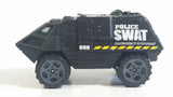 Rare 2007 Matchbox Armored Response Vehicle Black Police Swat 606 Die Cast Toy Car Cop Vehicle