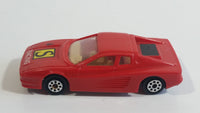 Majorette Novacar No. 104 Ferrari Testarossa Red Die Cast Toy Luxury Sports Car Vehicle