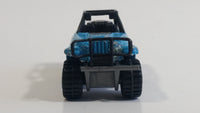 1996 Matchbox Jeep 4x4 Cool Mud Blue Die Cast Toy Car Vehicle