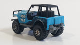 1996 Matchbox Jeep 4x4 Cool Mud Blue Die Cast Toy Car Vehicle