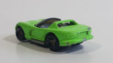 1999 Hot Wheels Power Launcher Dodge Viper RT/10 Bright Lime Green Die Cast Toy Dream Sports Car Vehicle