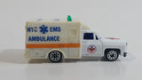 Unknown Brand NYC EMS Ambulance White Truck Die Cast Toy Car Rescue Emerency Responce Vehicle