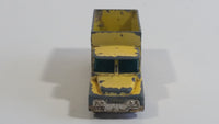 Vintage Husky Guy Warrior Sand Gravel Hauling Truck Yellow Die Cast Toy Car Vehicle - Made in Great Britain