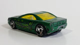 2001 Hot Wheels Anime Muscle Tone Metalflake Green Die Cast Toy Car Vehicle