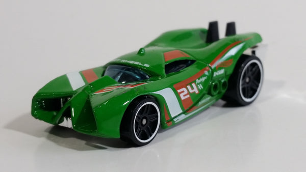 2016 Hot Wheels Prototype H-24 Green Die Cast Toy Car Vehicle