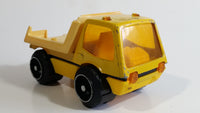 Vintage Marx Construction Truck Yellow Pressed Steel and Plastic Toy Car Vehicle 5 1/2" Long - Hong Kong