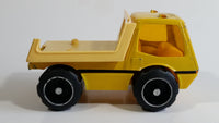 Vintage Marx Construction Truck Yellow Pressed Steel and Plastic Toy Car Vehicle 5 1/2" Long - Hong Kong