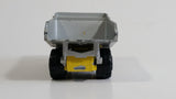 Majorette No. 274 Benne Carriere Quarry Super Dump Truck 1/100 Scale Yellow Grey  Die Cast Toy Car Vehicle