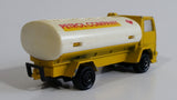 Vintage Majorette Ford Petrol Company Oil Fuel Tanker Truck Yellow Die Cast Toy Car Vehicle Petrol Collectible No. 241 - 245