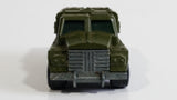 1973 Lesney Matchbox Rolamatics No. 16 Badger Army Green Radar Truck Die Cast Toy Car Military Vehicle