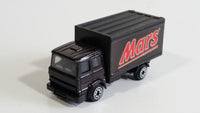 1995 Hot Wheels Auto City Mars Chocolate Bar Candy Snack Brown Delivery Truck Die Cast Toy Car Vehicle with Opening Rear Doors