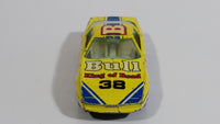 Yatming No. 1038 Chevrolet Corvette Bull King of Road Best Shot #38 Yellow Die Cast Toy Race Car Vehicle