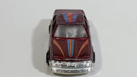 Vintage Summer Marz Karz Maroon Dark Red 8901 Die Cast Toy Car Vehicle - Made in China