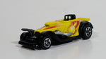 2002 Hot Wheels Geothermal Blast Ramp and Gate Super Comp Dragster Yellow Die Cast Race Car Toy Vehicle - McDonald's Happy Meal 4/6