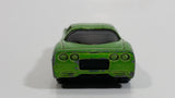 2002 Hot Wheels Octoblast '97 Corvette Metalflake Green Die Cast Toy Car Vehicle