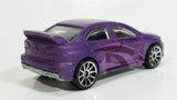 2010 Hot Wheels Color Shifters 2008 Lancer Evolution Purple / White Die Cast Toy Car Vehicle