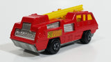 Vintage 1975 Lesney Matchbox Superfast No. 22 Blaze Buster Fire Ladder Truck Die Cast Toy Car Fire Fighting Rescue Emergency Vehicle Made in England