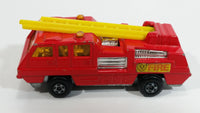 Vintage 1975 Lesney Matchbox Superfast No. 22 Blaze Buster Fire Ladder Truck Die Cast Toy Car Fire Fighting Rescue Emergency Vehicle Made in England