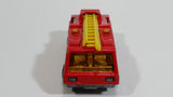 Vintage 1975 Lesney Matchbox Superfast No. 22 Blaze Buster Fire Ladder Truck Die Cast Toy Car Fire Fighting Rescue Emergency Vehicle Made in England