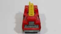 Vintage 1975 Lesney Matchbox Superfast No. 22 Blaze Buster Fire Ladder Truck Die Cast Toy Car Fire Fighting Rescue Emergency Vehicle Made in England