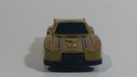 Supreme Toys Leaping No. W115 "Super Metal Toys #5 Gold Pullback Motorized Friction Die Cast Toy Race Car Vehicle