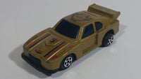 Supreme Toys Leaping No. W115 "Super Metal Toys #5 Gold Pullback Motorized Friction Die Cast Toy Race Car Vehicle