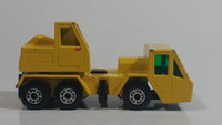 Vintage 1976 Lesney Matchbox Superfast No. 49 Yellow Crane Truck Die Cast Toy Car Vehicle