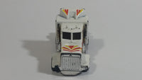 1983 Hot Wheels Long Shot Semi Tractor Truck Rig Pennzoil #1 White Die Cast Car Vehicle