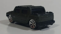 2001 Maisto Hummer H2 Concept Dark Olive Army Green Die Cast Toy Car Vehicle