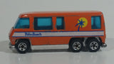 1979 Hot Wheels GMC Motorhome Orange Die Cast Toy Car Recreational Vehicle BW - Hong Kong - Chrome Base