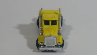 1986 PlayArt Gata Fast Wheels Semi Tractor Truck Rig Yellow Die Cast Toy Car Vehicle