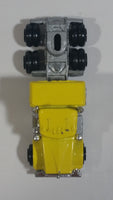 1986 PlayArt Gata Fast Wheels Semi Tractor Truck Rig Yellow Die Cast Toy Car Vehicle