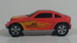 2000 Maisto Hasbro Tonka Collection Chrysler Jeep Jeepster Bright Neon Orange Die Cast Toy Car SUV Vehicle