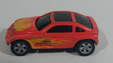 2000 Maisto Hasbro Tonka Collection Chrysler Jeep Jeepster Bright Neon Orange Die Cast Toy Car SUV Vehicle