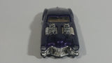 2001 Hot Wheels Evil Twin Dark Metalflake Purple Die Cast Toy Car Vehicle