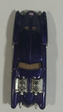 2001 Hot Wheels Evil Twin Dark Metalflake Purple Die Cast Toy Car Vehicle