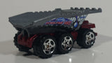 2002 Matchbox Demolition Force Dump Truck Dark Red with Grey Dumper Die Cast Toy Car Construction Equipment Vehicle
