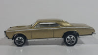 2007 Hot Wheels '67 Pontiac GTO Metalflake Light Gold Die Cast Toy Muscle Car Vehicle