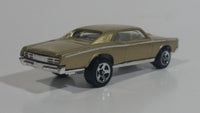 2007 Hot Wheels '67 Pontiac GTO Metalflake Light Gold Die Cast Toy Muscle Car Vehicle